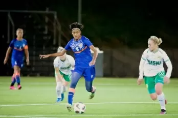 Manisha Kalyan becomes first Indian woman footballer to score against Brazil