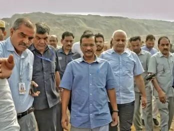 BJP vs AAP in Ghazipur after Kejriwal visits landfill site