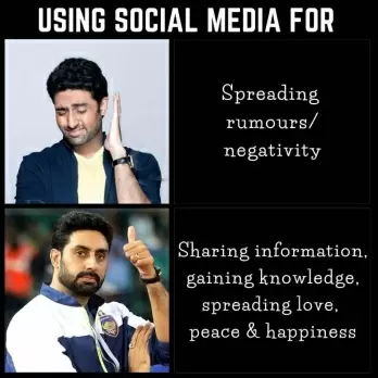 Abhishek Bachchan reminds netizens about responsibility on Social Media Day