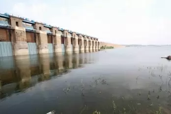 Gates of Hyderabad's Himayat Sagar reservoir opened