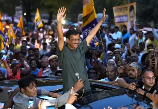 Arvind Kejriwal Released from Tihar, Urges 140 Crore Indians to Fight Dictatorship